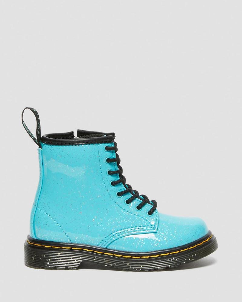 Dr Martens Toddler 1460 Glitter Veterlaarzen Kinderen Turquoise | NL 130DFM